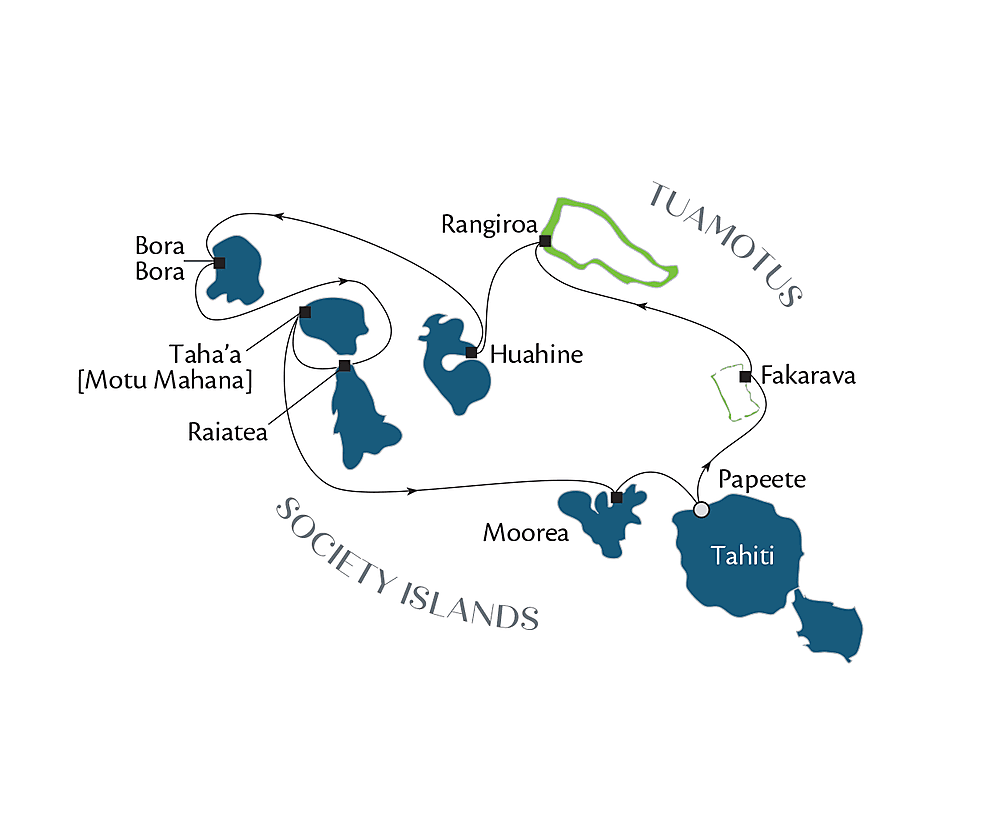 More Tuamotus & Society Islands